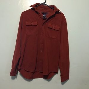 OLD NAVY Men’s Casual Button Down Fleece Shirt Size Small
